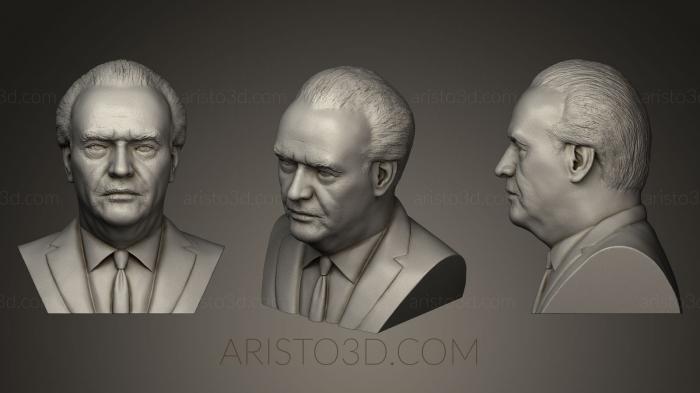 Busts and bas-reliefs of famous people (BUSTC_0262) 3D model for CNC machine